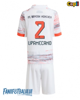 Bayern Munich Dayot Upamecano #2 Echipament de Fotbal Replică 2025-26 Copii Deplasare (+ Șorturi)